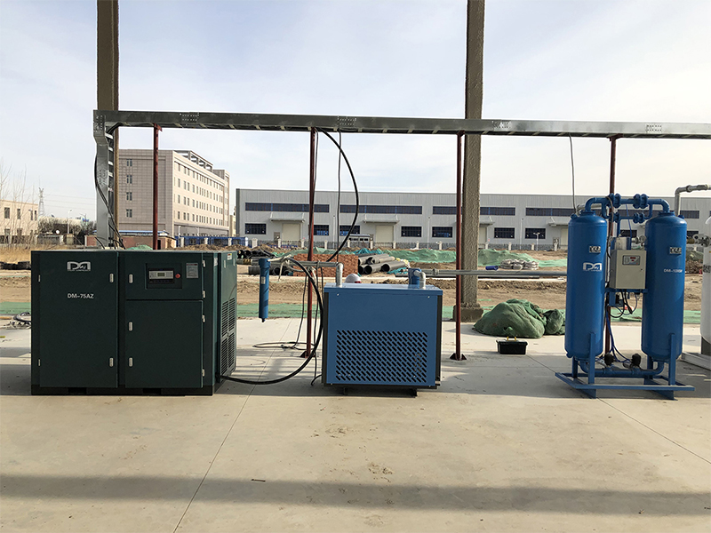 河北某建筑建材公司采购德蒙德蒙螺杆空压机案例